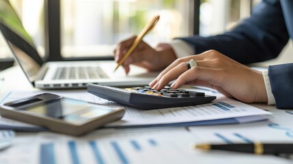 The businessperson at work