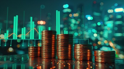 The stacked coins and graphs