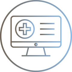 Fototapeta premium Health Records icon Design