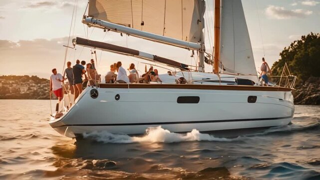 Enjoy the utmost in extravagance by throwing a sailboat bash as part of your summer boating escapade