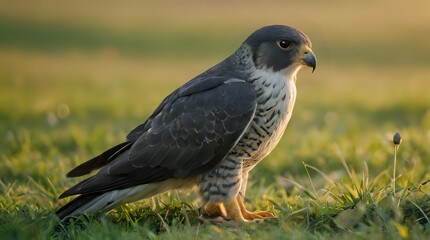 Fototapeta premium a bird that is standing in the grass