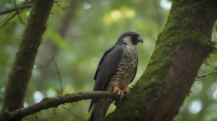 a bird that is sitting on a tree branch