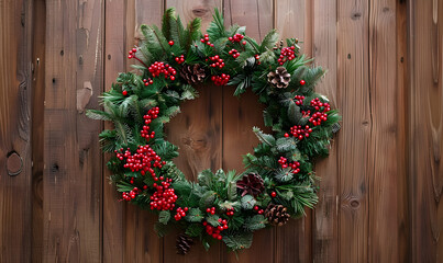 Naklejka premium New Year and Christmas graphic advertising background