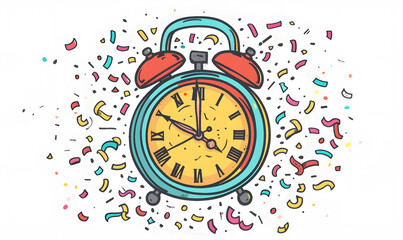 New Year and Christmas graphic advertising background