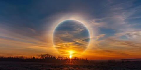 Sunrise with Halo