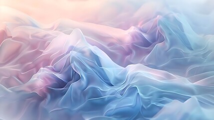 Fototapeta premium Soft Pastel Fabric Waves