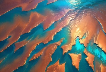 Water wave texture colorful texture background