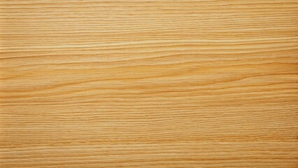 Natural beech wood texture background with smooth, even grains and warm, golden tones, ideal for design and decorative applications on large format surfaces.