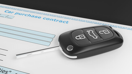 car insurance, vehicle purchase, rental car, rent payment, vehicle tax payment, new car purchase, purchase and sale contract, purchase and sale, 3d illustration