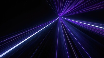 A purple and white light show with a dark background. The light show is very bright and colorful