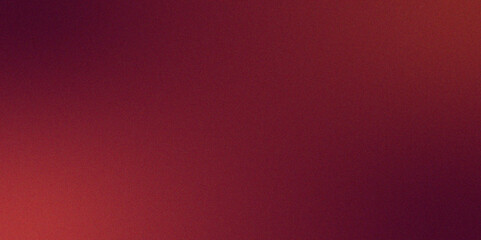 Abstract Red Dark grainy Gradient background with glowing rough grain, noise, and bright spots.  Luxurious blurred background of red deep garnet abstract background. 