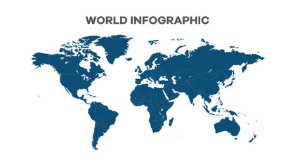 PrintWorld Map, Very high resolution world map, isolated on white background. Infographic, Flat Earth, Globe similar worldmap icon. annual report, Travel worldwide, map silhouette backdrop.