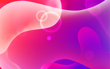 Colorful liquid shapes background, Gradient background