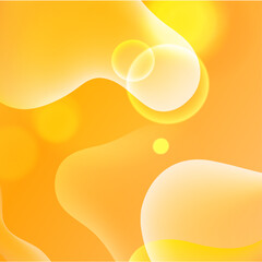 Abstract orange background, Orange fluid background