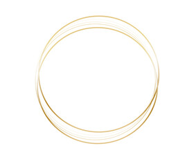 round frame isolated on white