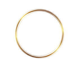 Realistic golden frame