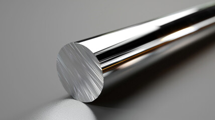 a polished steel round bars