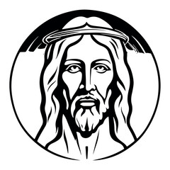 Gorgeous and lovely Jesus Christ vector art
