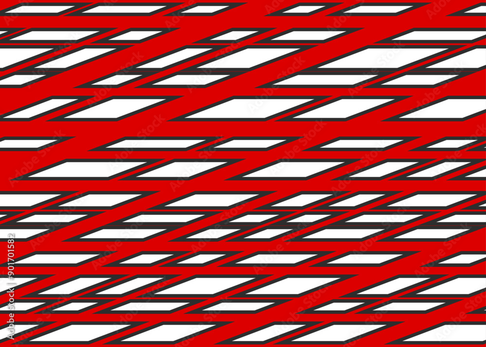 Poster abstract background with random square stripe pattern