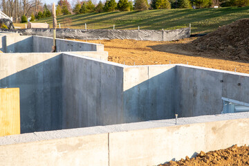 concrete foundation for house