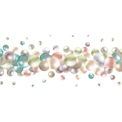 Beautiful ball round holographic gradient iridescent background colorful illustration. Eps 10