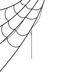 Obraz premium Spider Web Corner 