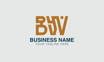 BW B bw initial logo | initial based abstract modern minimal creative logo, vector template image. luxury logotype logo, real estate homie logo. typography logo. initials logo