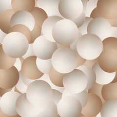 3D bubbles. Pastel color dreamy wallpaper. Glass soft backdrop geometric shapes. Eps 10
