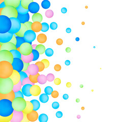 Abstract multicolored background with pearls. Modern festive illustration. Eps 10