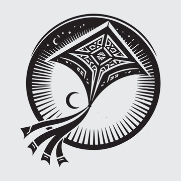recommend clip art: silhouette vector black kite