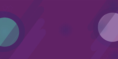 Modern wide Hi-tech digital technology concept. Illustration high computer technology on purple and dark blue gradient background. Abstract futuristic design. Sci-fi vector illustration