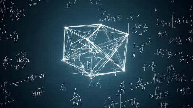 Mathematical background with formulas and signs. Concept: algebra and calculus, data calculation and analytics.