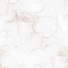 White Abstract Watercolor. Beige Alcohol Ink Watercolor. Pale Vector Texture. White Soft Floor. Light Water Color Splash Slate. Light Marble Pattern. Beige Marble Background. Vector Abstract Painting