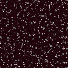 Terrazzo Abstract Texture. Gray Mosaic Glass Background. Marble Rock Granite Pattern. Terrazzo Floor Vector Texture. Maroon Venetian Terazzo Design. Floor Pavement Irregular Art. Stone Seamless Print