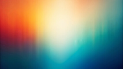 A vivid abstract background features blended colors that create a soft, dreamy atmosphere with gradients transitioning seamlessly
