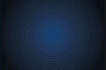 Dark Blue background Abstract design and dark, light blue round line pattern, Premium background design with diagonal dark blue for digital luxury business.