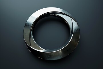 98 Shiny, futuristic metallic logo for a professional networking site, a minimalist composition