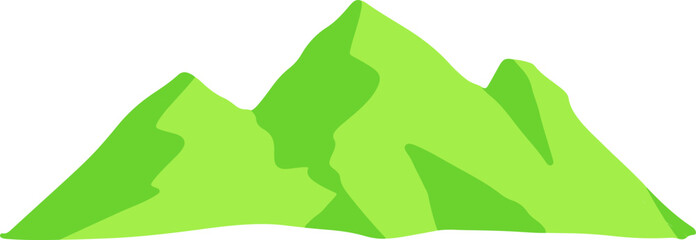 Hand drawn doodle vector illustration of Mountain