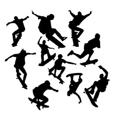 Templet design of skateboard logo and t-shirt