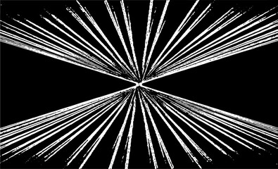 Circular starburst explosion texture. Distressed uneven grunge background. Abstract vector illustration. Overlay to create interesting effect and depth. Isolated on white background.