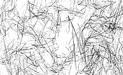 Obraz premium Scratched Grunge Urban Background Texture Vector. Dust Overlay Distress Grainy Grungy Effect. Distressed Backdrop Vector Illustration. Isolated Black on White Background. EPS 10.