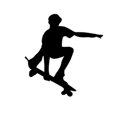 Templet design of skateboard logo and t-shirt