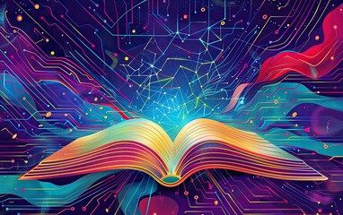 Design a compelling cover image for a blog post titled 'Open Studies: Changing the Way We Understand Technology Trends.generative ai
