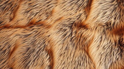 Detailed 3D texture of beaver fur with rich colors animal themed sleek and detailed