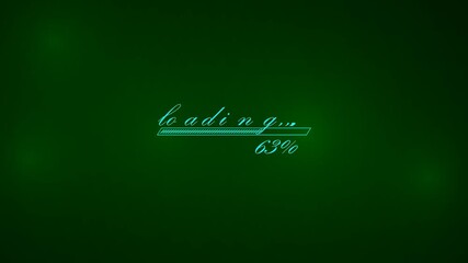 animated data transfers complete . loading bar downloading and uploading processing complete - Powered by Adobe