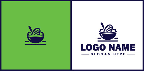 Deli icon Delicatessen Delicatessen shop Gourmet food store flat logo sign symbol editable vector