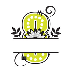 Doodle Bright Alphabet Letters font Split name frame monogram  Dalmatian Dots Doodle Bright Alphabet Letters font svg png, 21 Marquee Font Duo, polka 
