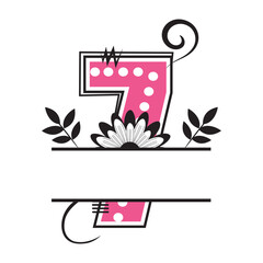 Doodle Bright Alphabet Letters font Split name frame monogram  Dalmatian Dots Doodle Bright Alphabet Letters font svg png, 21 Marquee Font Duo, polka 
