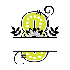 Doodle Bright Alphabet Letters font Split name frame monogram  Dalmatian Dots Doodle Bright Alphabet Letters font svg png, 21 Marquee Font Duo, polka 
