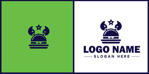 Deli icon Delicatessen Delicatessen shop Gourmet food store flat logo sign symbol editable vector